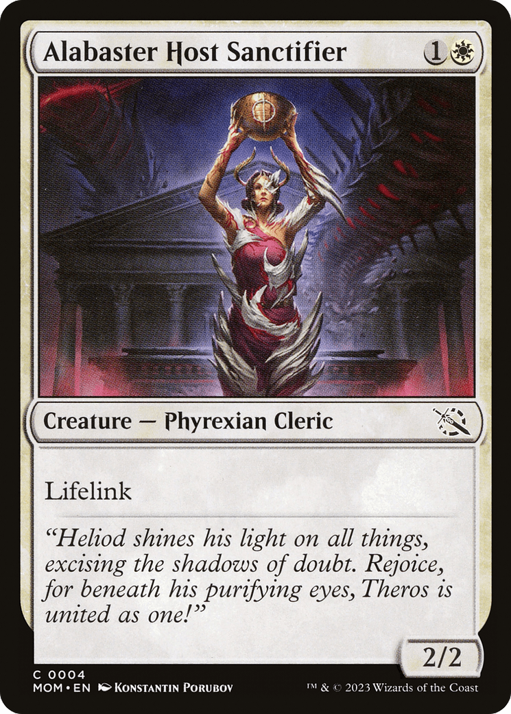 Alabaster Host Sanctifier [March of the Machine]