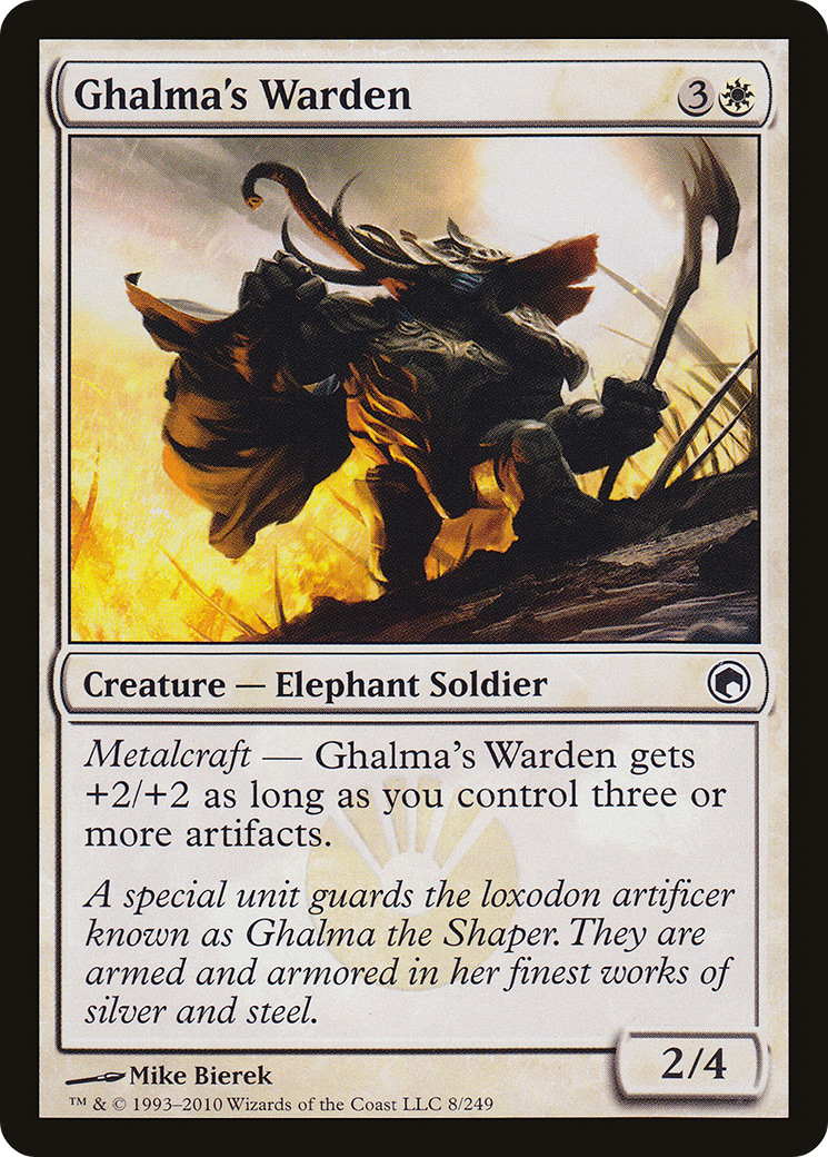 Ghalma's Warden [Scars of Mirrodin] Foil