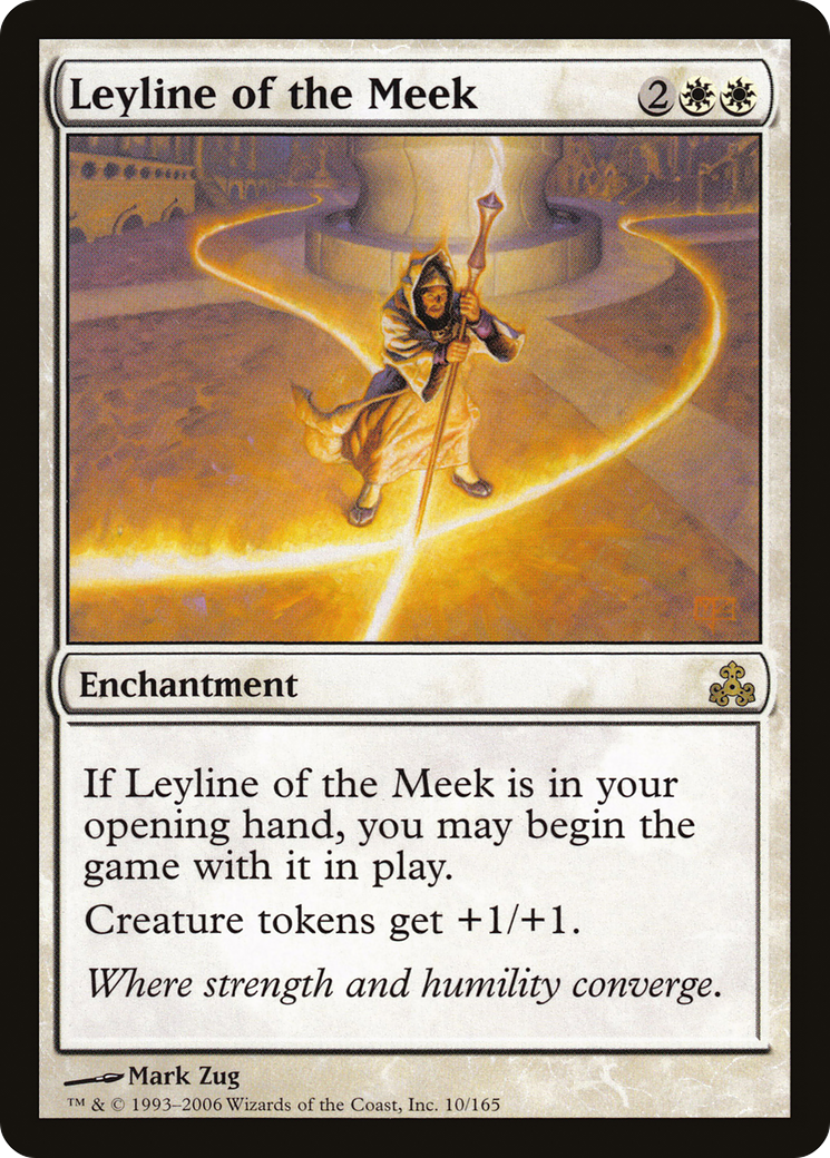 Leyline of the Meek [Guildpact] Foil
