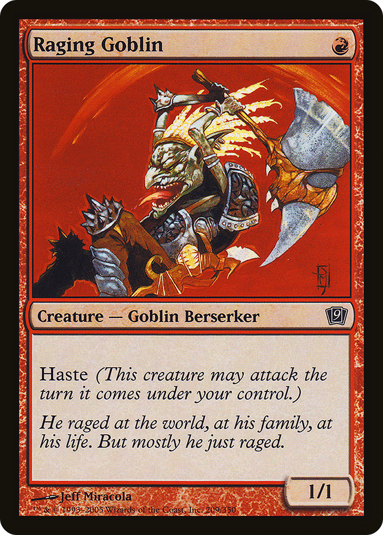 Raging Goblin [Ninth Edition] Foil