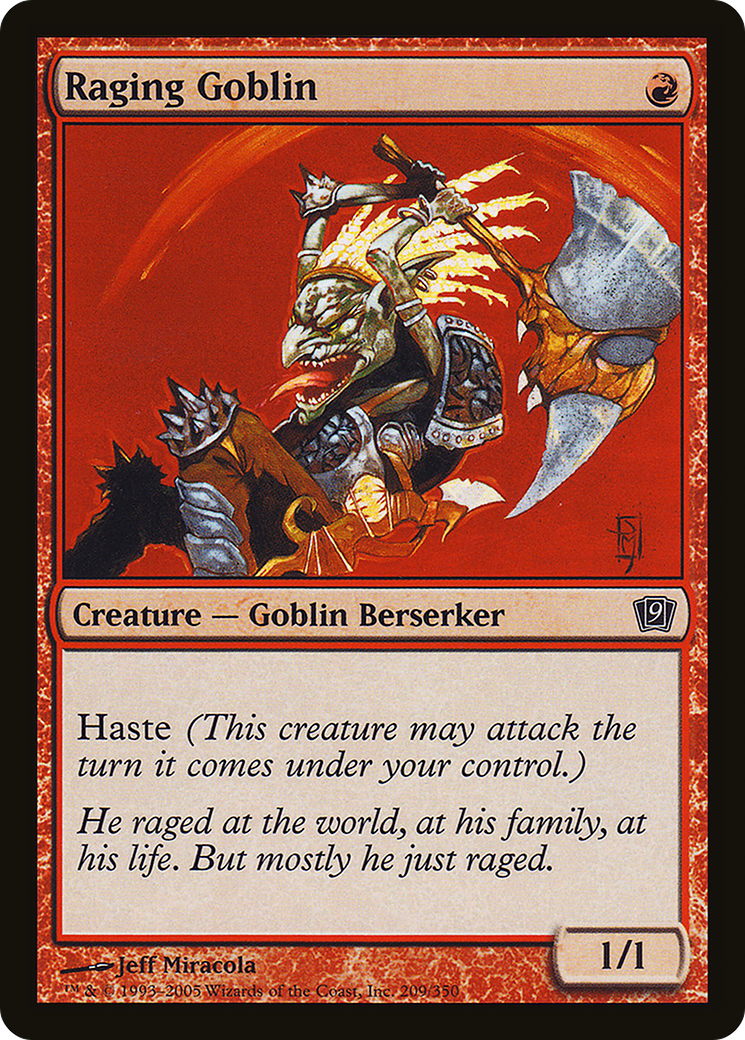 Raging Goblin [Ninth Edition] Foil