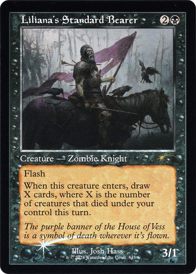 Liliana's Standard Bearer (Retro Frame) (845) [Secret Lair Drop Series]  Foil