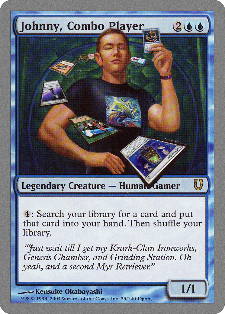 Johnny, Combo Player [Unhinged] Foil