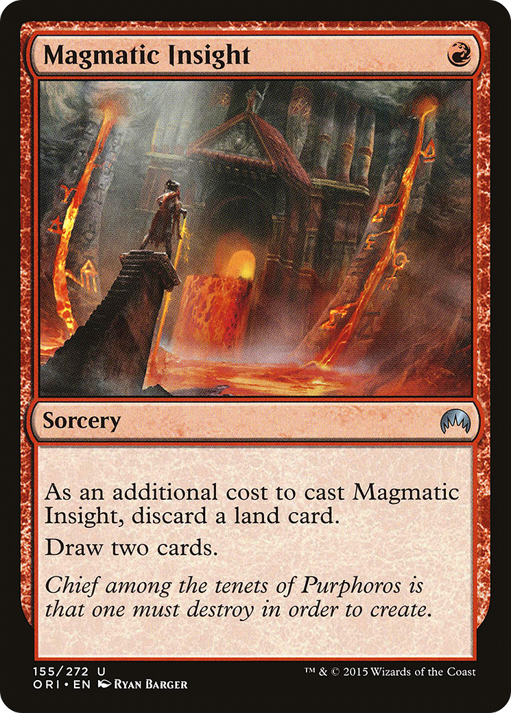 Magmatic Insight [Magic Origins] Foil
