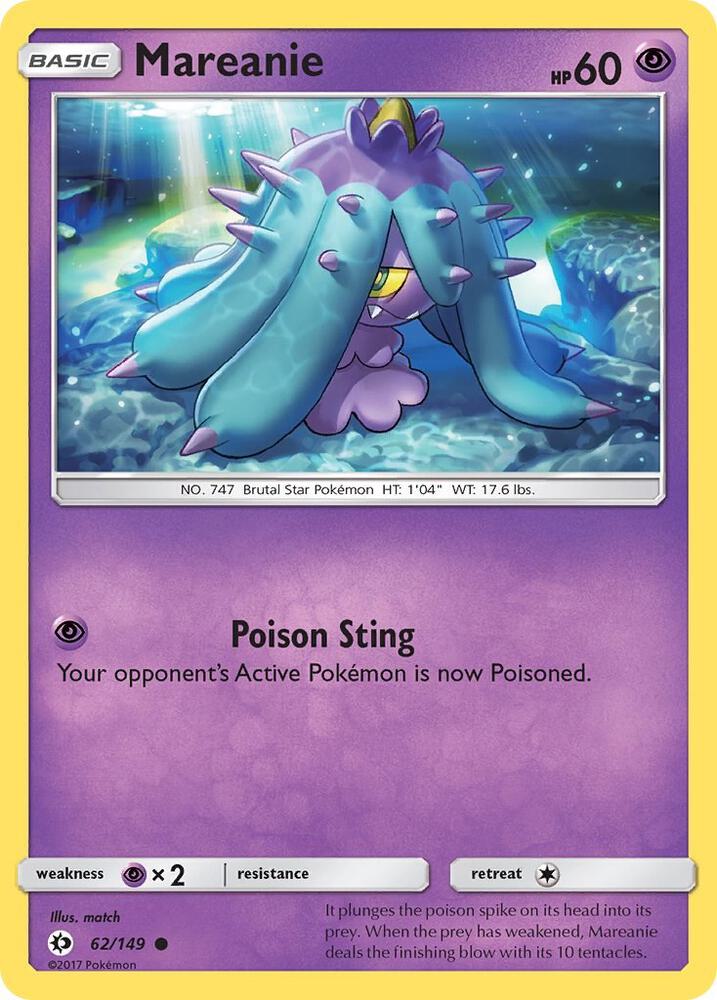 Mareanie 62/149 (SM Base Set) 