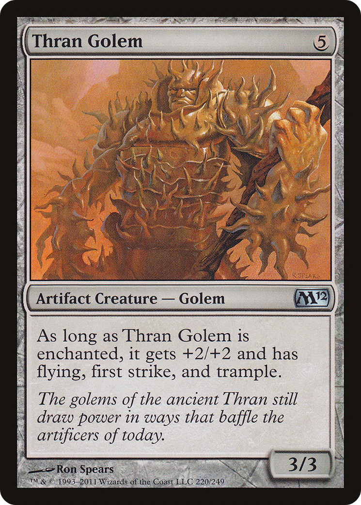 Thran Golem [Magic 2012] Foil