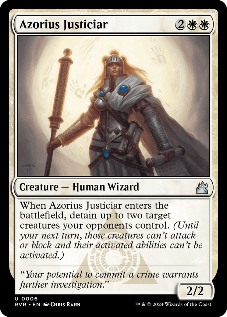 Azorius Justiciar [Ravnica Remastered] Foil