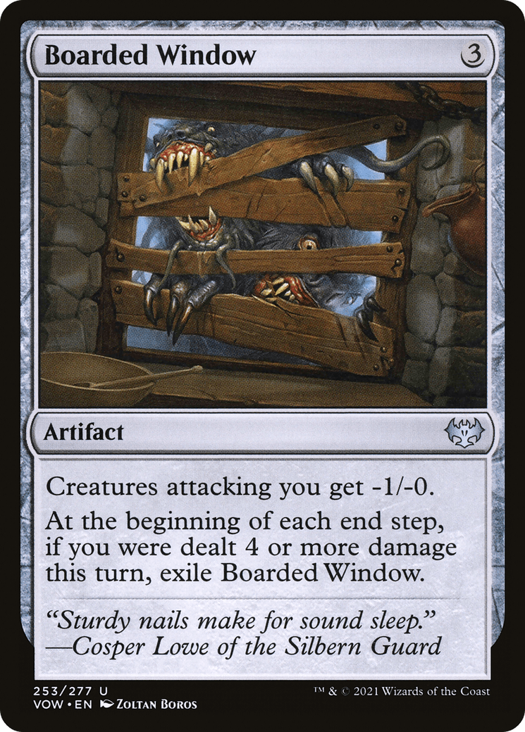 Boarded Window [Innistrad: Crimson Vow] Foil