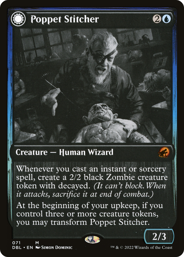 Poppet Stitcher // Poppet Factory [Innistrad: Double Feature] Foil