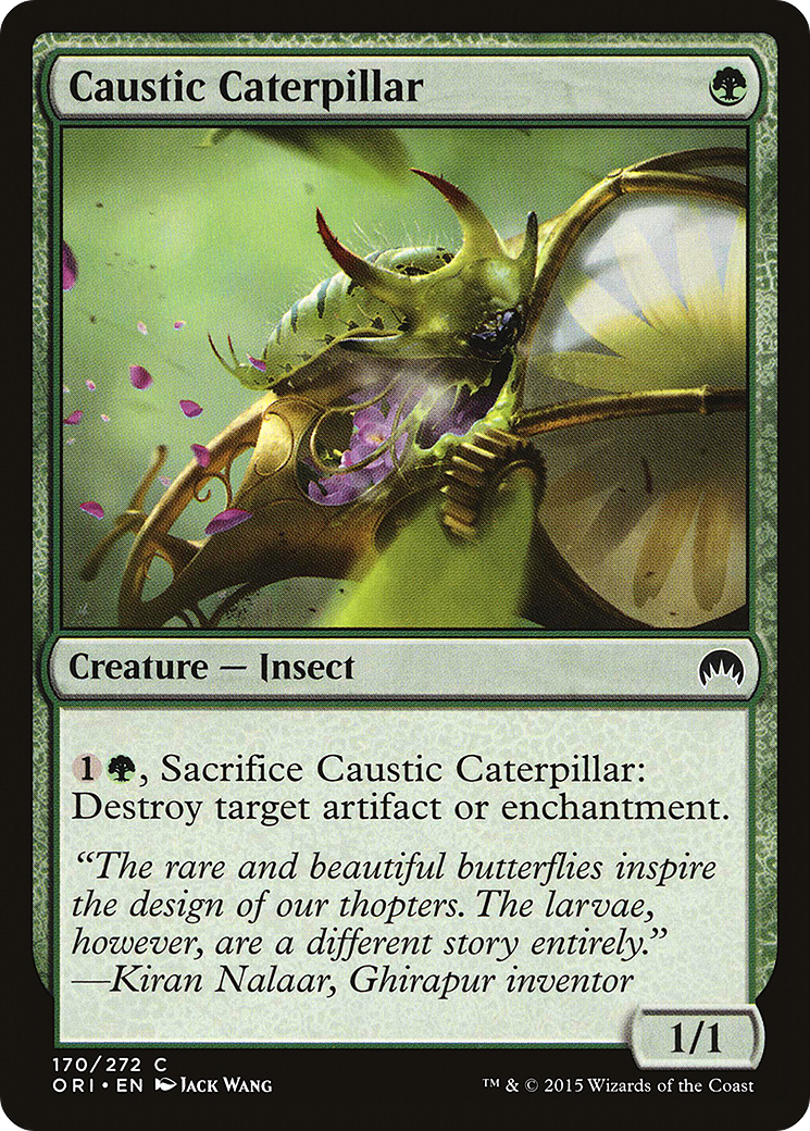 Caustic Caterpillar [Magic Origins] Foil