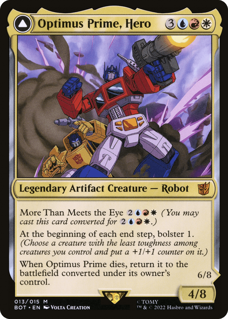 Optimus Prime, Hero // Optimus Prime, Autobot Leader [Transformers] Foil