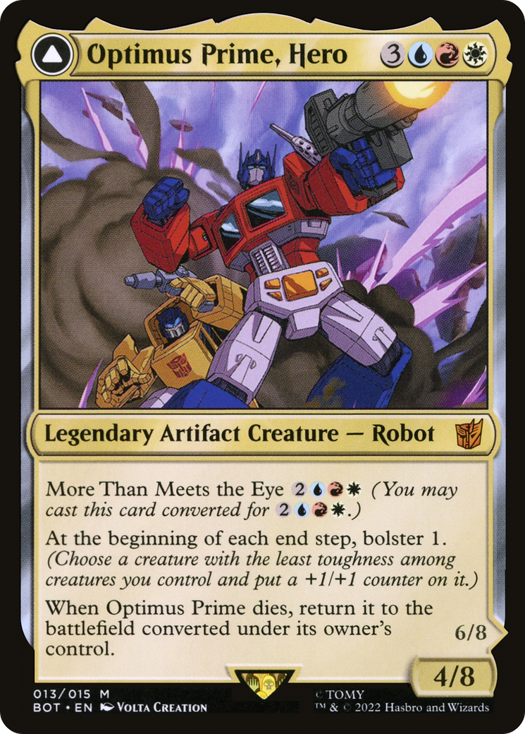 Optimus Prime, Hero // Optimus Prime, Autobot Leader [Transformers] Foil