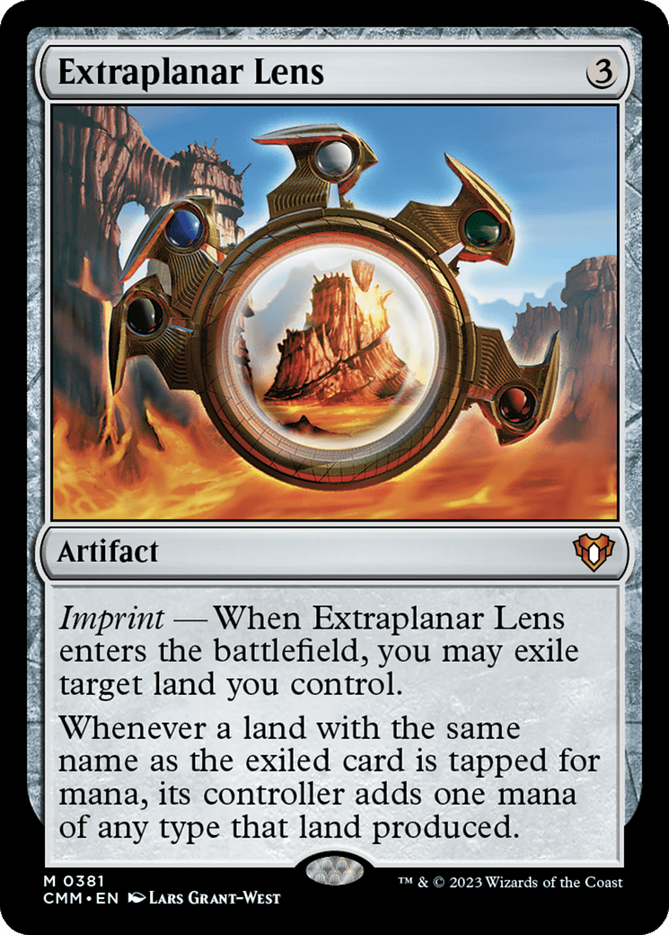 Extraplanar Lens [Commander Masters] Foil