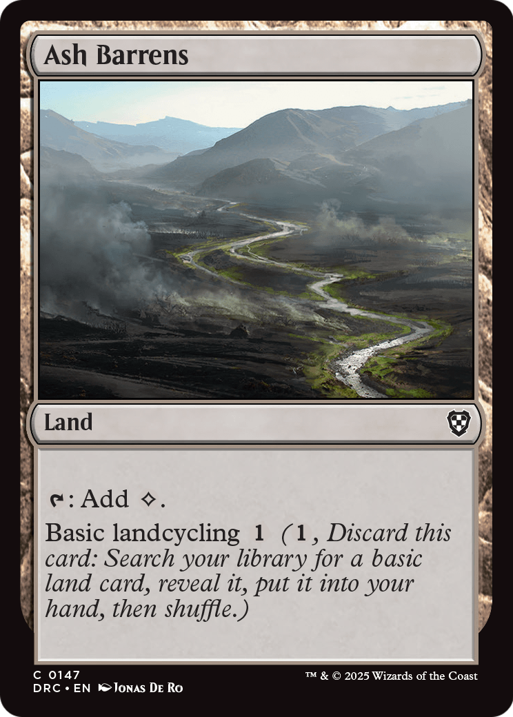 Ash Barrens (-147) [Commander: Aetherdrift]