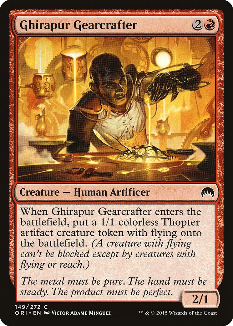 Ghirapur Gearcrafter [Magic Origins] Foil