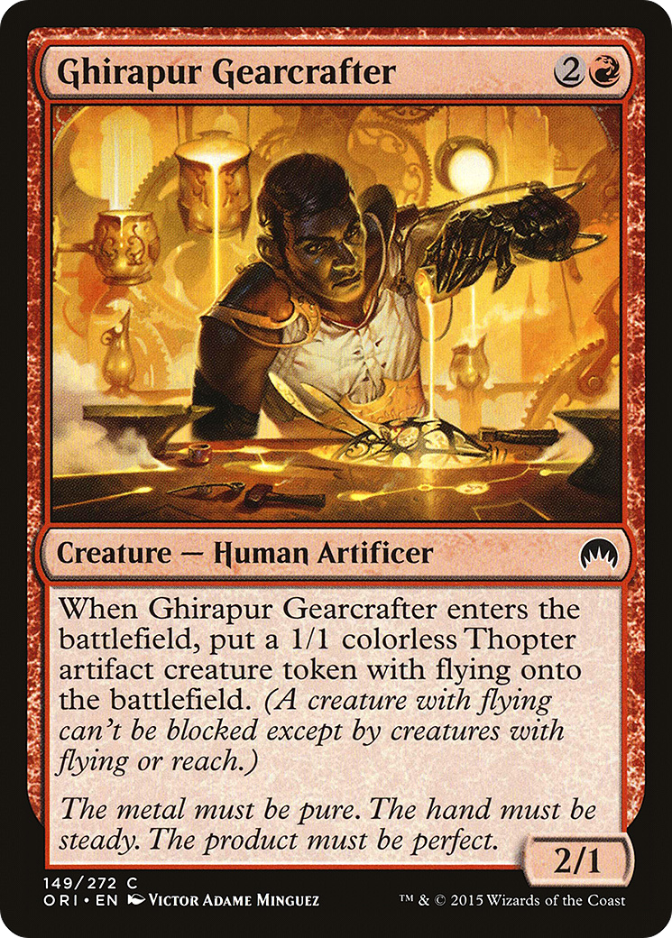 Ghirapur Gearcrafter [Magic Origins] Foil