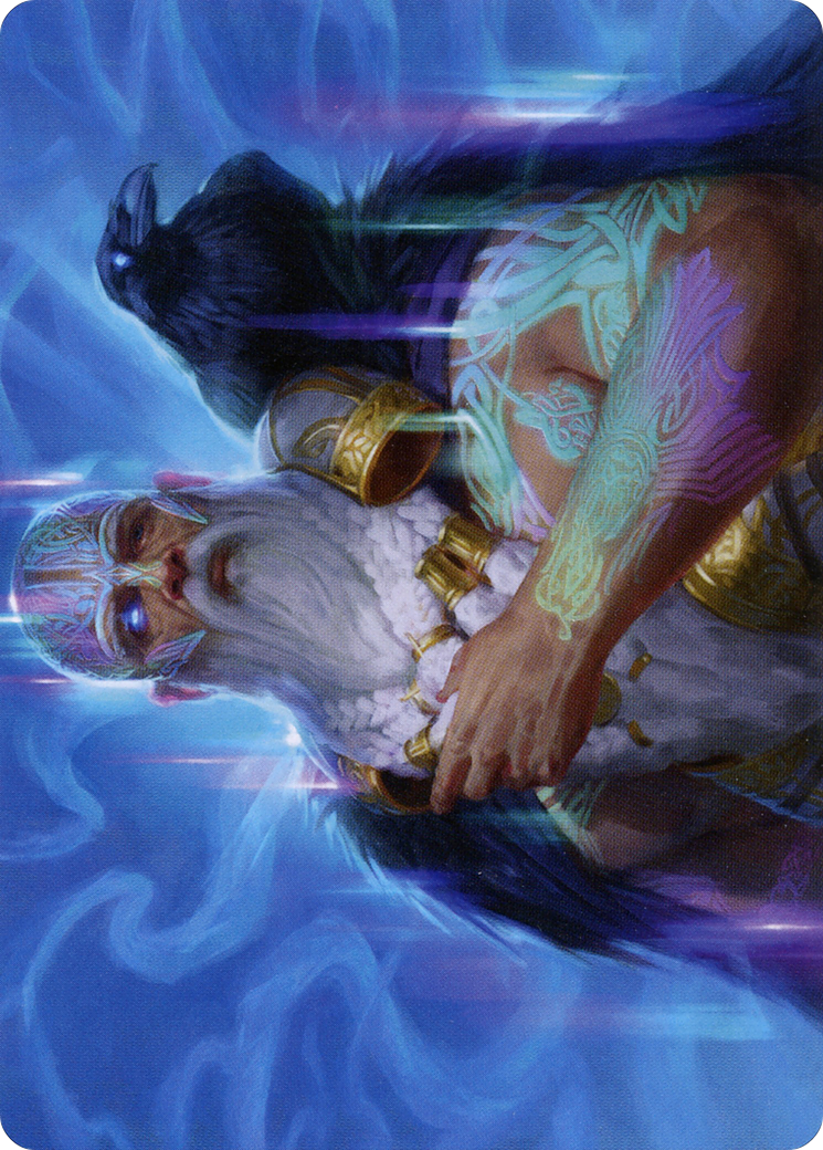 Alrund, God of the Cosmos Art Card |  (009) [Art Series: Kaldheim]