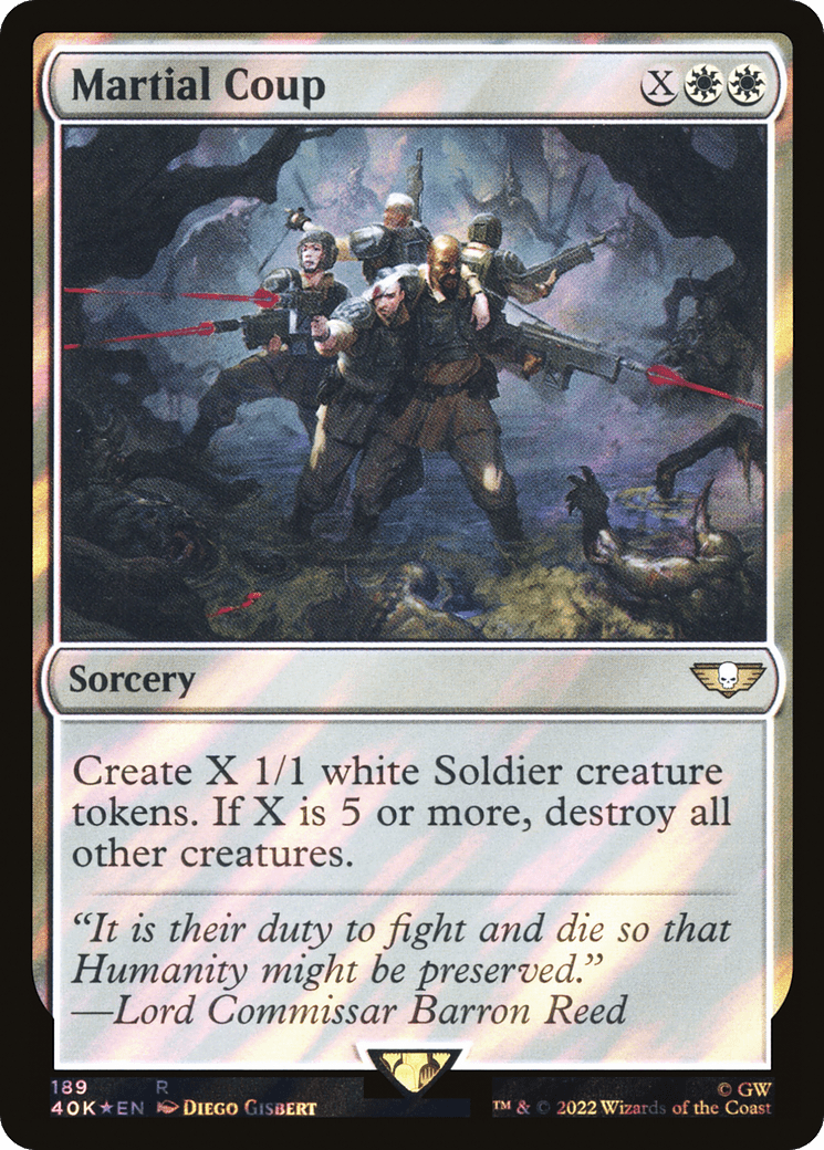 Martial Coup (Surge Foil) [Warhammer 40,000]