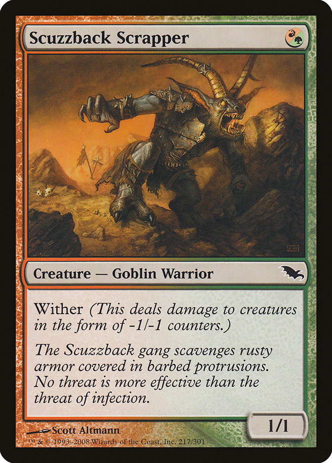 Scuzzback Scrapper 217/301 (Shadowmoor)  - Foil