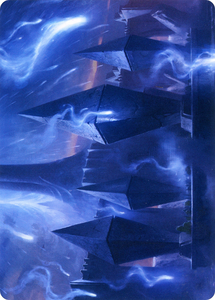 Sea Gate Restoration // Sea Gate Restoration (AZNR-049) - Zendikar Rising Art Series (Borderless) Foil