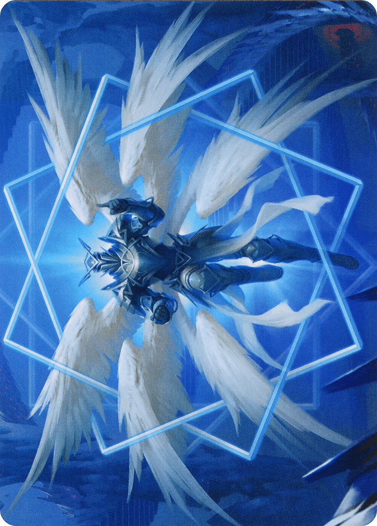 Vertex Paladin // Vertex Paladin (AMOM-048) - March of the Machine Art Series (Borderless) Foil
