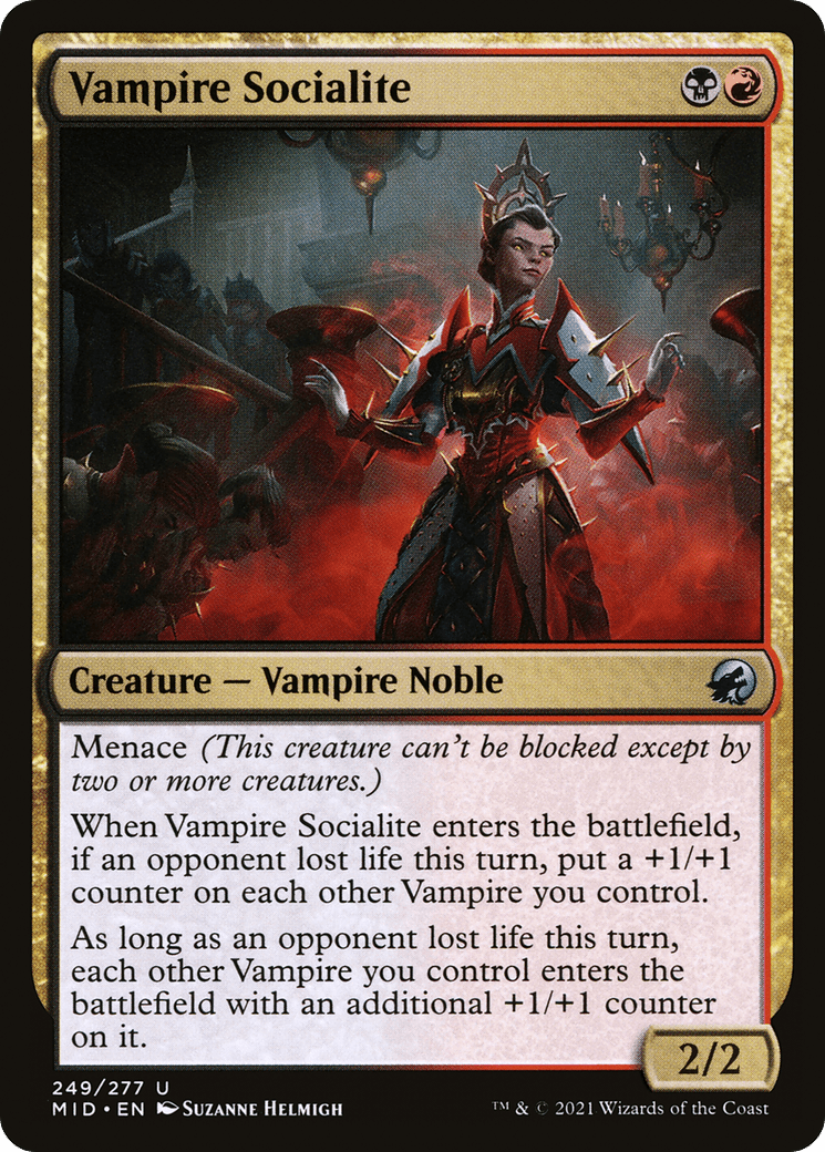 Vampire Socialite [Innistrad: Midnight Hunt] Foil