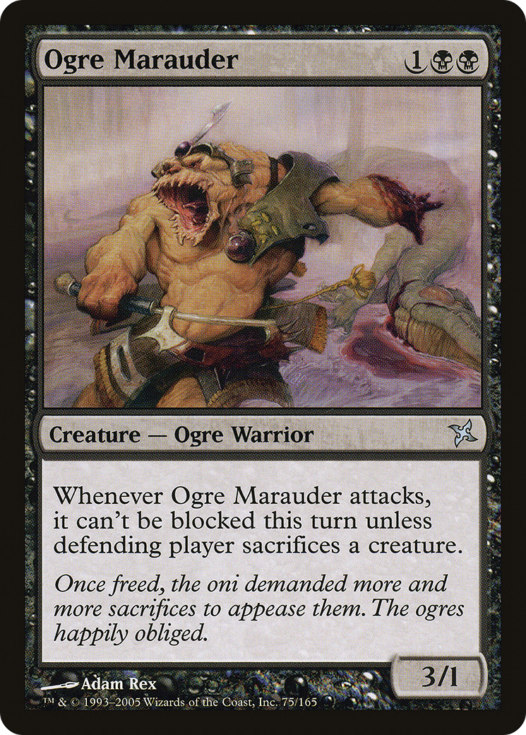 Ogre Marauder [Betrayers of Kamigawa] Foil