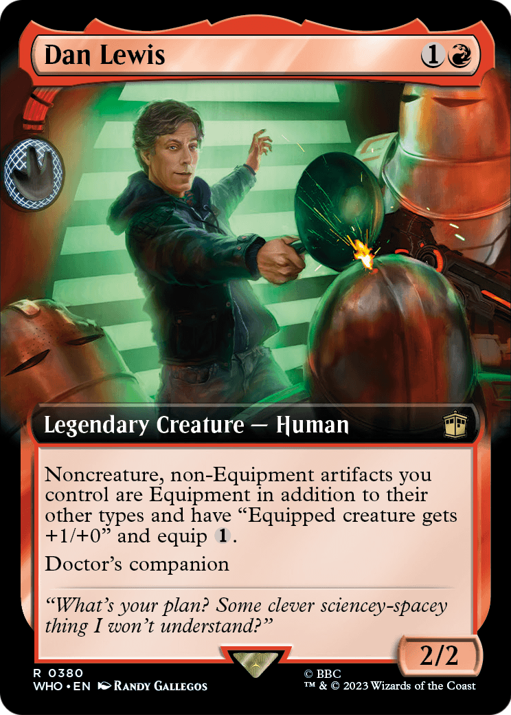 Dan Lewis (WHO-380) - Doctor Who: (Extended Art) Foil