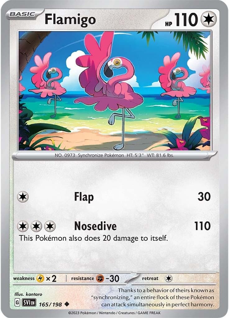 Flamigo 165  SV01 Scarlet & Violet Base Set - Uncommon