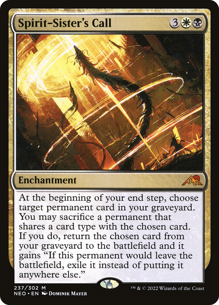 Spirit-Sister's Call [Kamigawa: Neon Dynasty] Foil