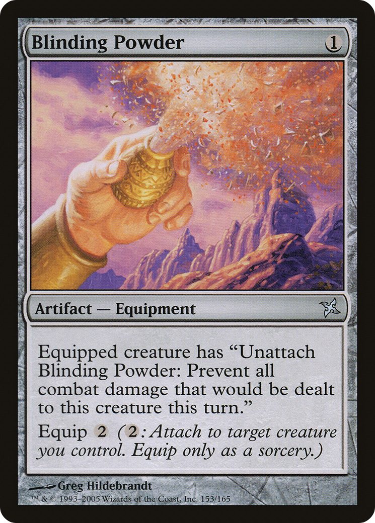 Blinding Powder [Betrayers of Kamigawa] Foil