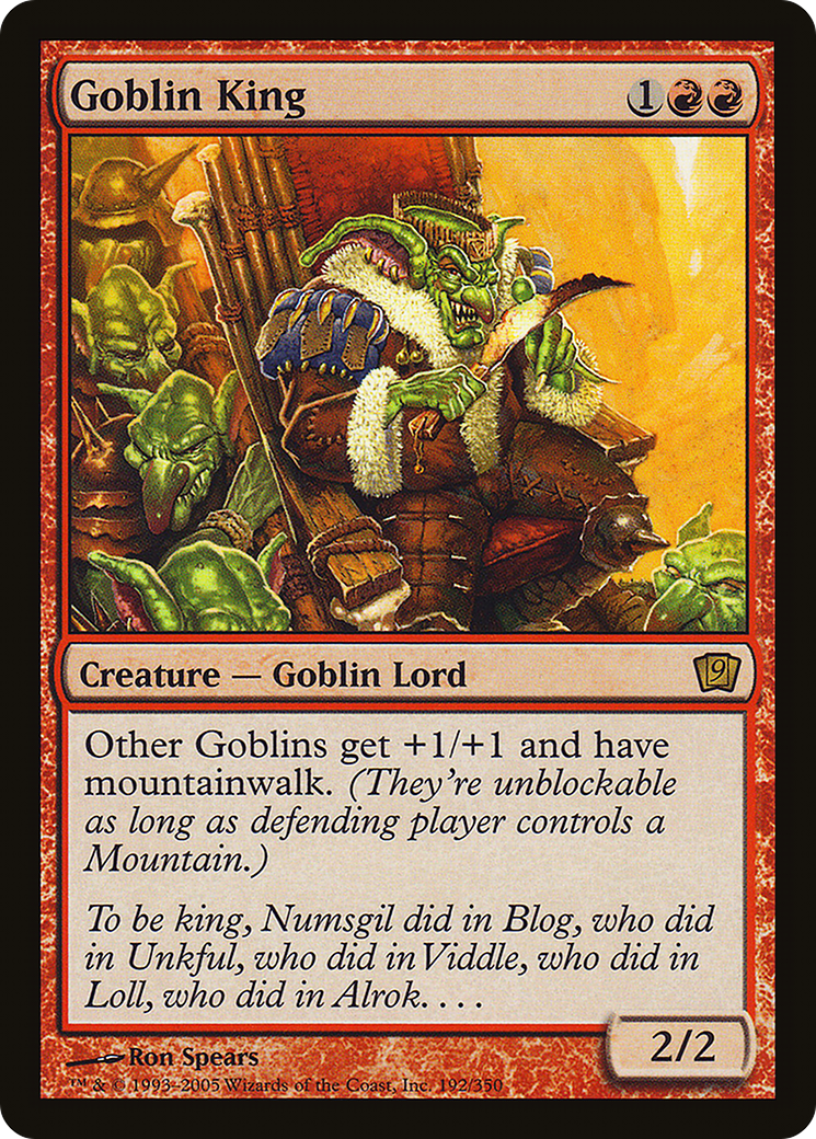 Goblin King [Ninth Edition] Foil