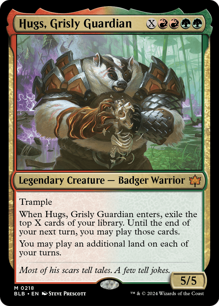 Hugs, Grisly Guardian [Bloomburrow] Foil