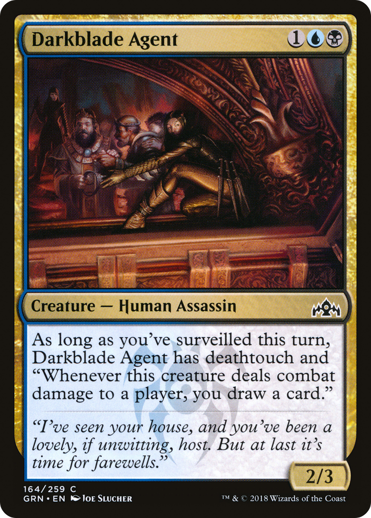 Darkblade Agent [Guilds of Ravnica] Foil