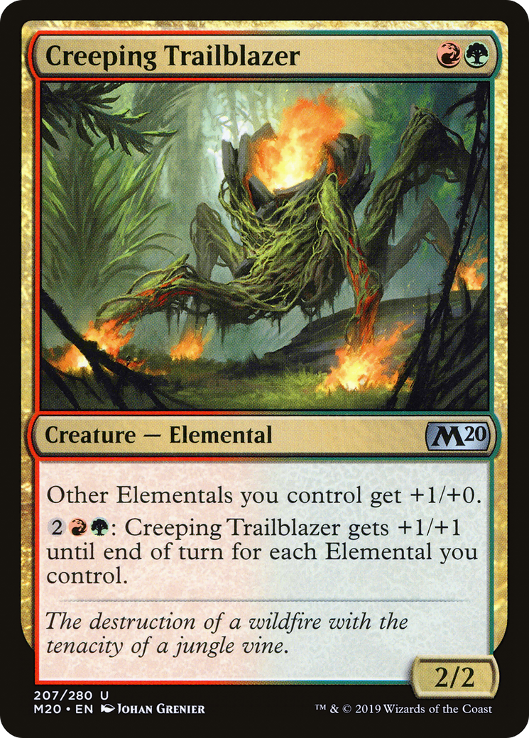 Creeping Trailblazer [Core Set 2020] Foil