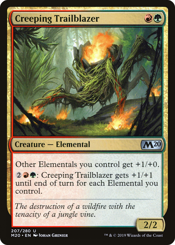 Creeping Trailblazer [Core Set 2020] Foil