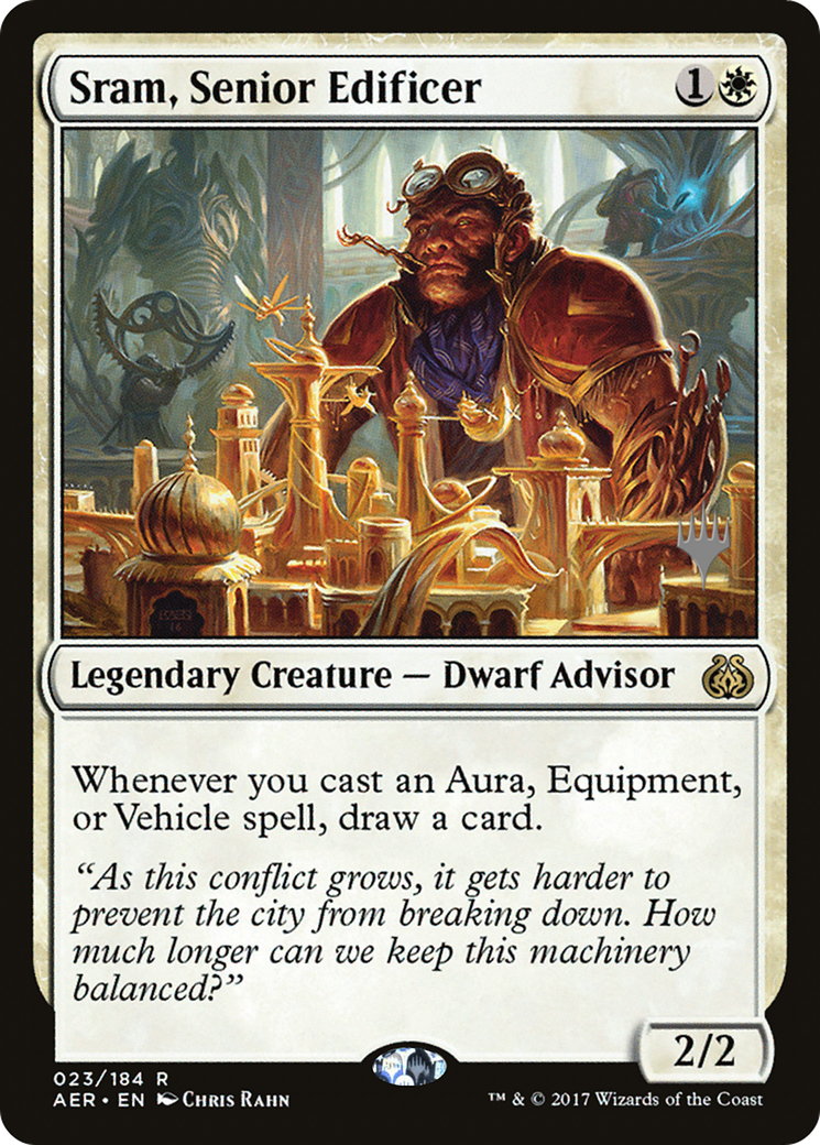 Sram, Senior Edificer [Aether Revolt Promos] Foil