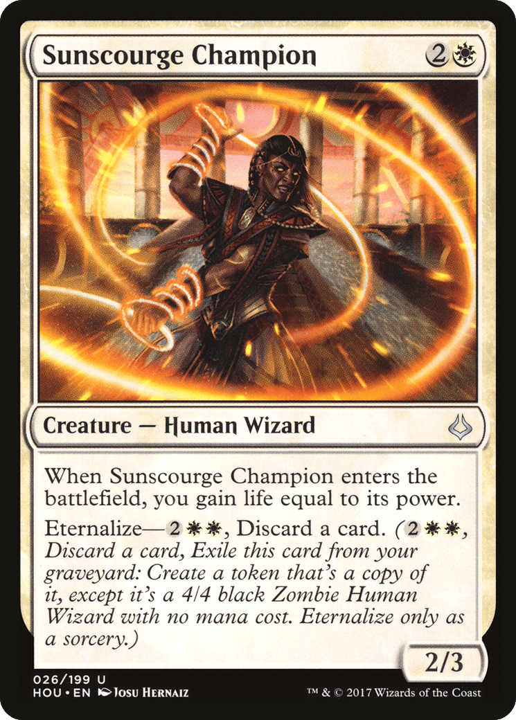 Sunscourge Champion [Hour of Devastation] Foil