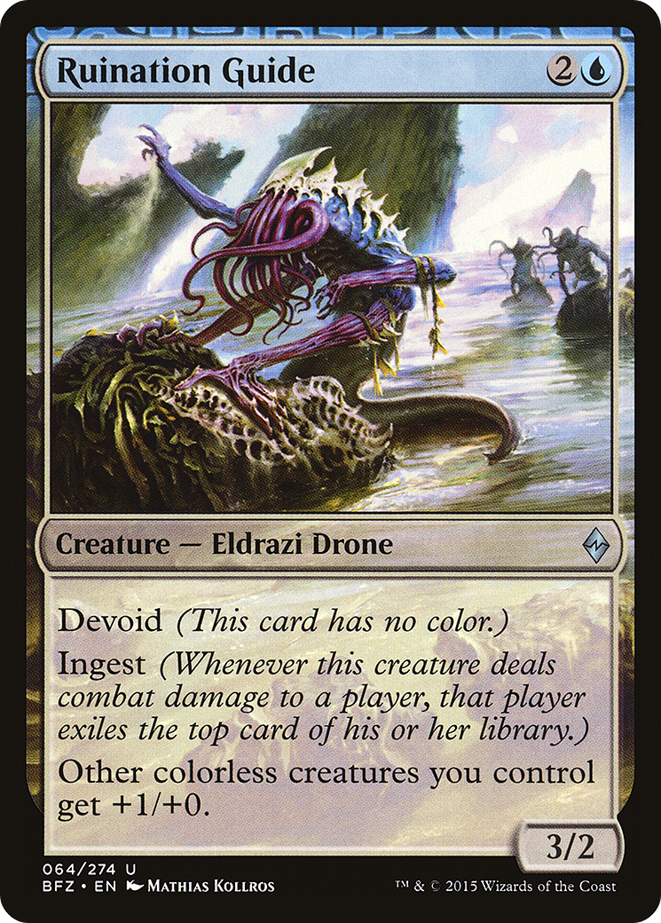 Ruination Guide [Battle for Zendikar] Foil