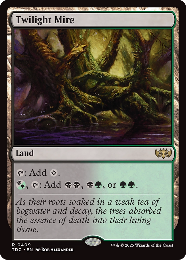 Twilight Mire (409) [Commander: Tarkir: Dragonstorm]