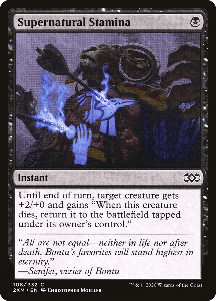 Supernatural Stamina [Double Masters] Foil