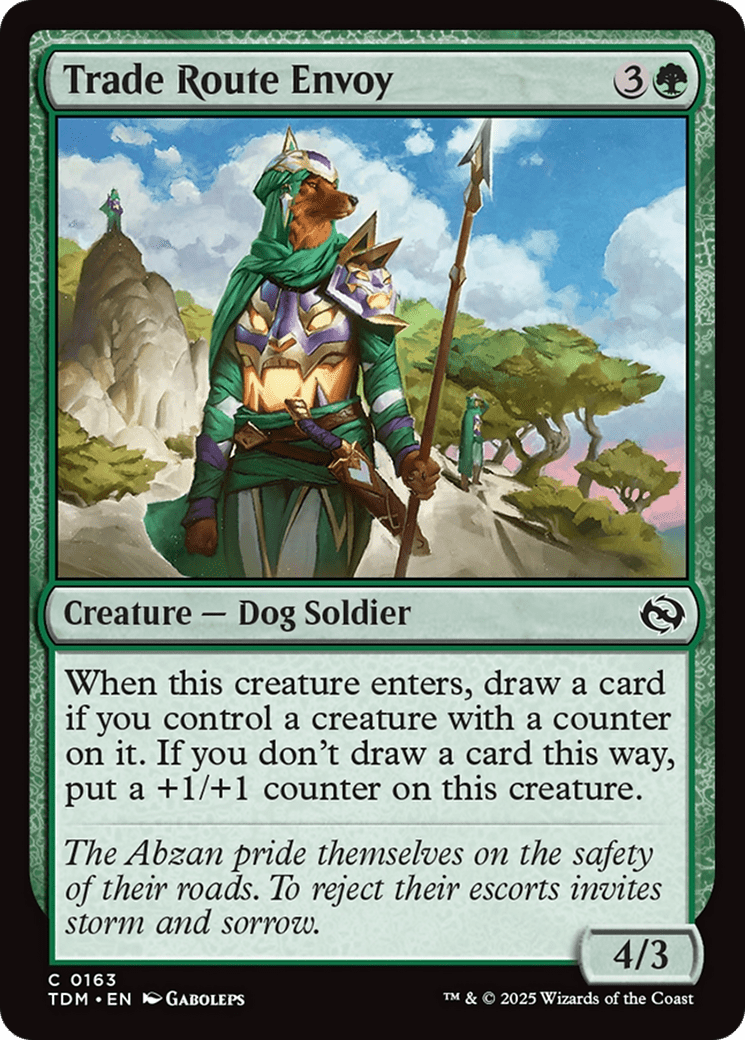 Trade Route Envoy (163) [Tarkir: Dragonstorm]  Foil