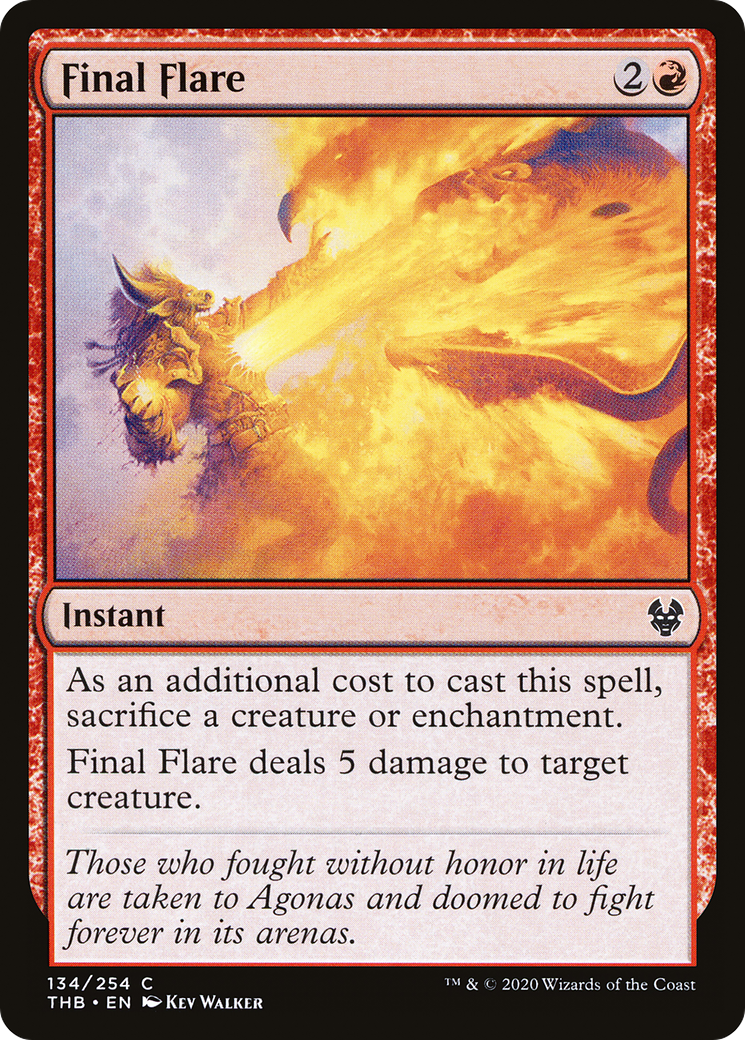 Final Flare [Theros Beyond Death] Foil