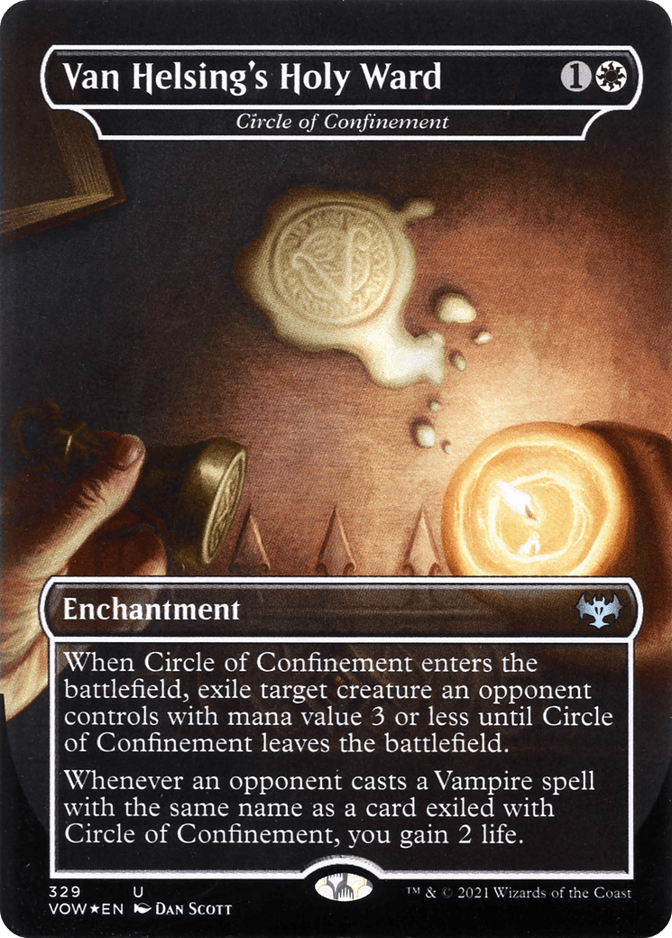 Circle of Confinement - Van Helsing's Holy Ward [Innistrad: Crimson Vow] Foil