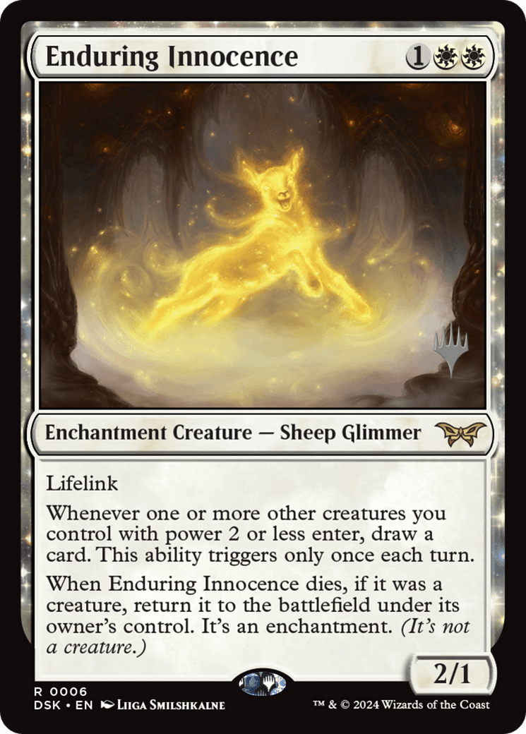 Enduring Innocence [Duskmourn: House of Horror Promos] Foil