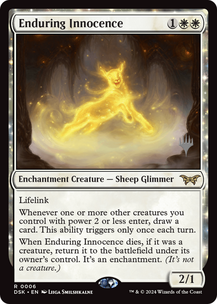 Enduring Innocence [Duskmourn: House of Horror Promos] Foil