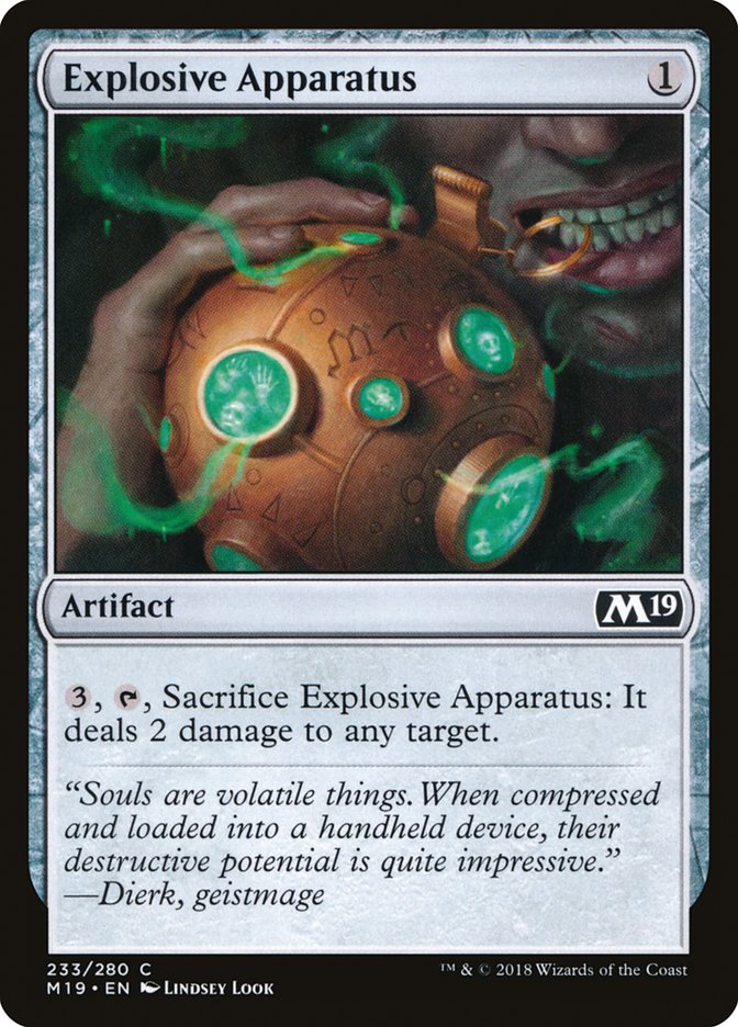 Explosive Apparatus 233/280 (Core Set 2019)  - Foil