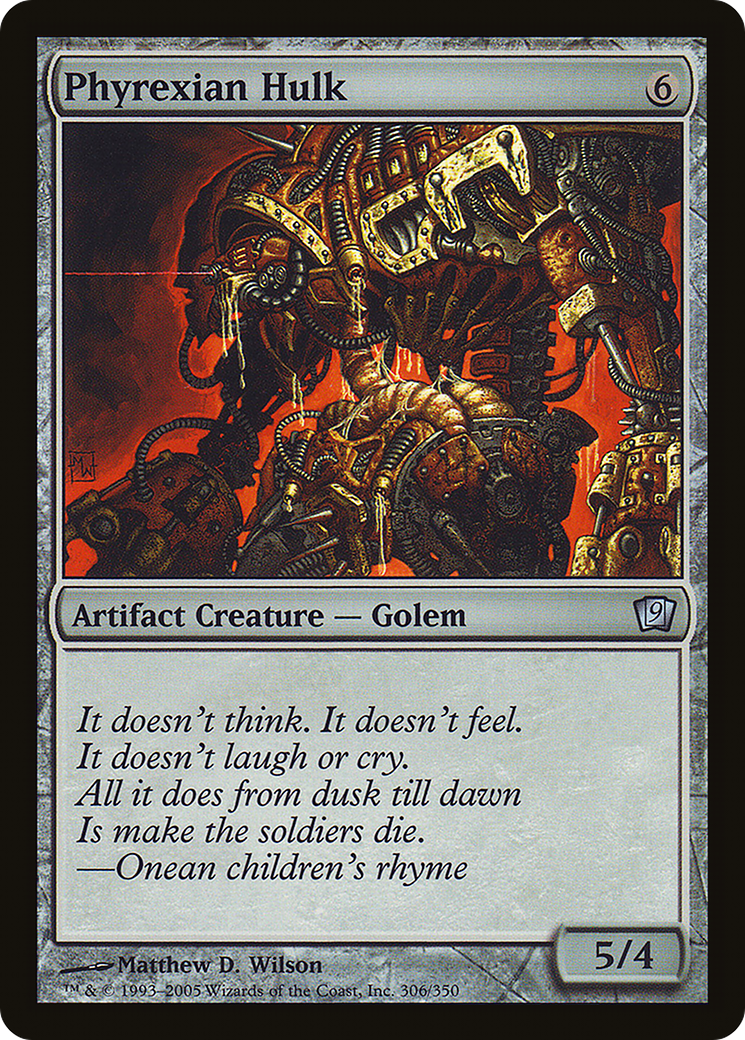 Phyrexian Hulk [Ninth Edition] Foil