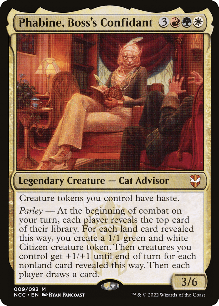 Phabine, Boss's Confidant [Streets of New Capenna Commander] Foil