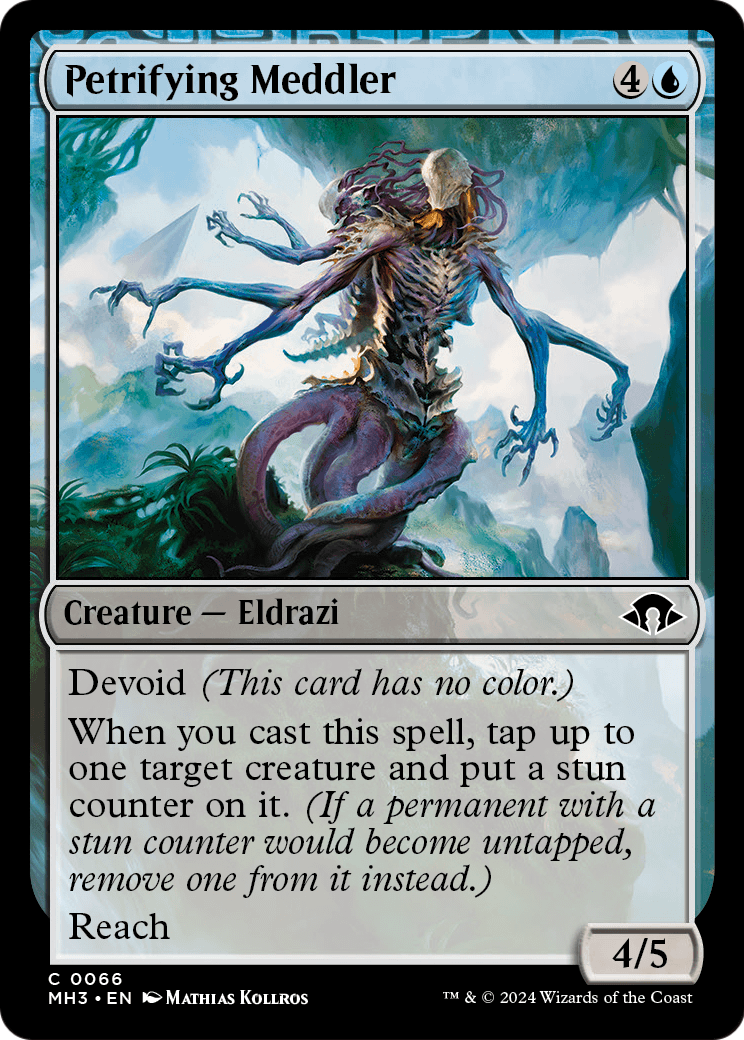 Petrifying Meddler [Modern Horizons 3] Foil